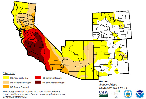 Drought Monitor Map 