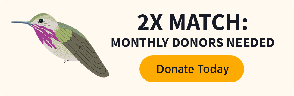 2X Match: Monthly Donors Needed [Donate Today]