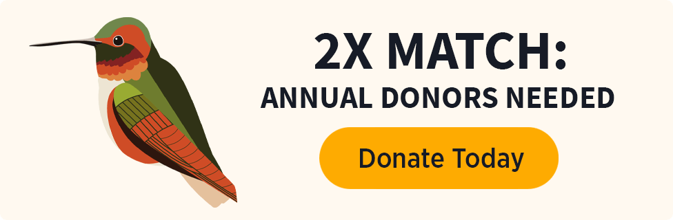 2x Match: Annual Donors Needed [Donate Now]