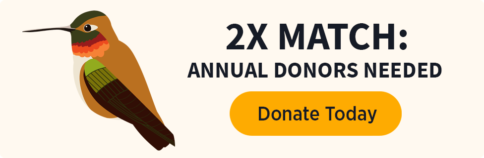 2x Match: Annual Donors Needed [Donate Today]