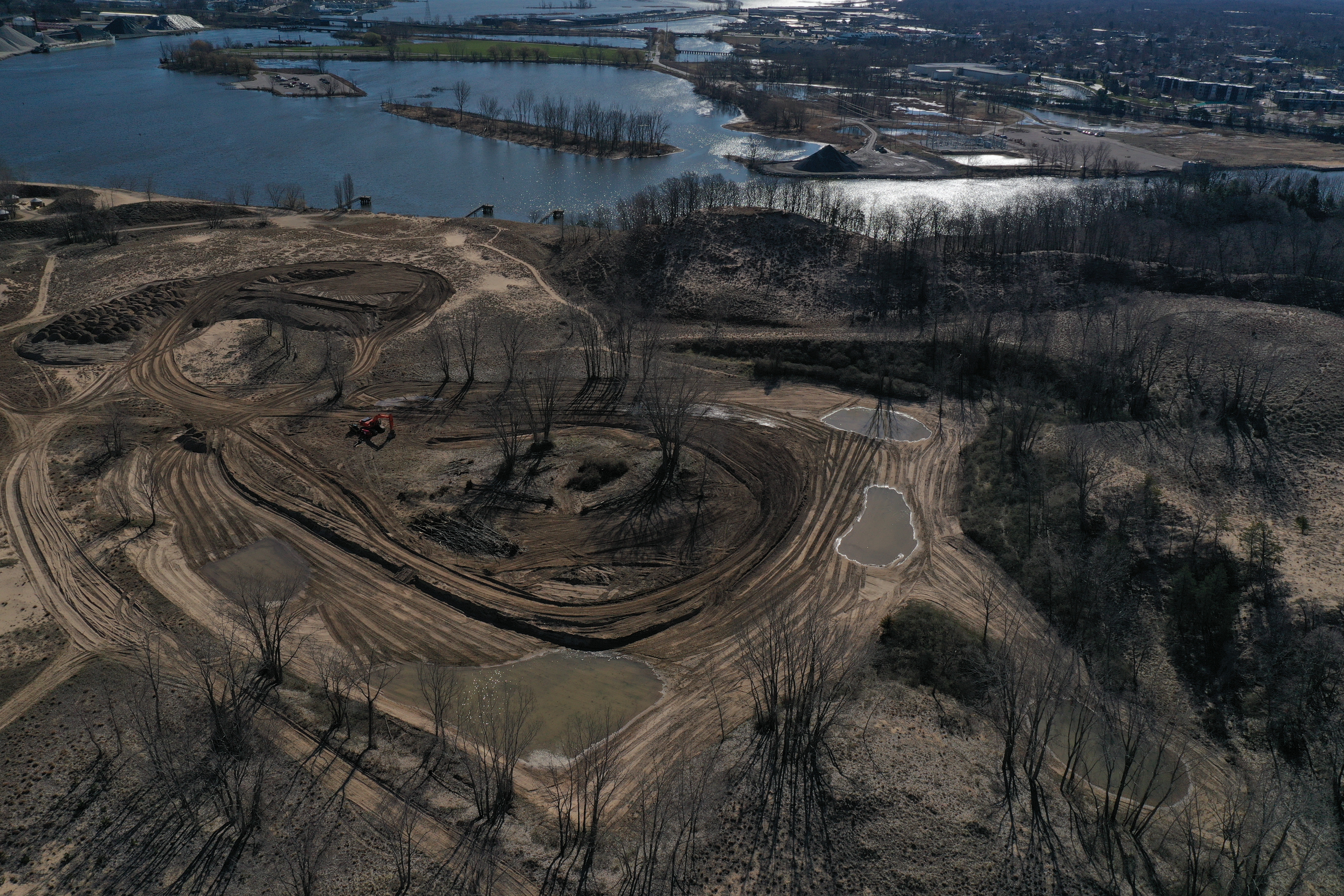 Ottawa Sands County Park restoration. Photo: Asia Rasch