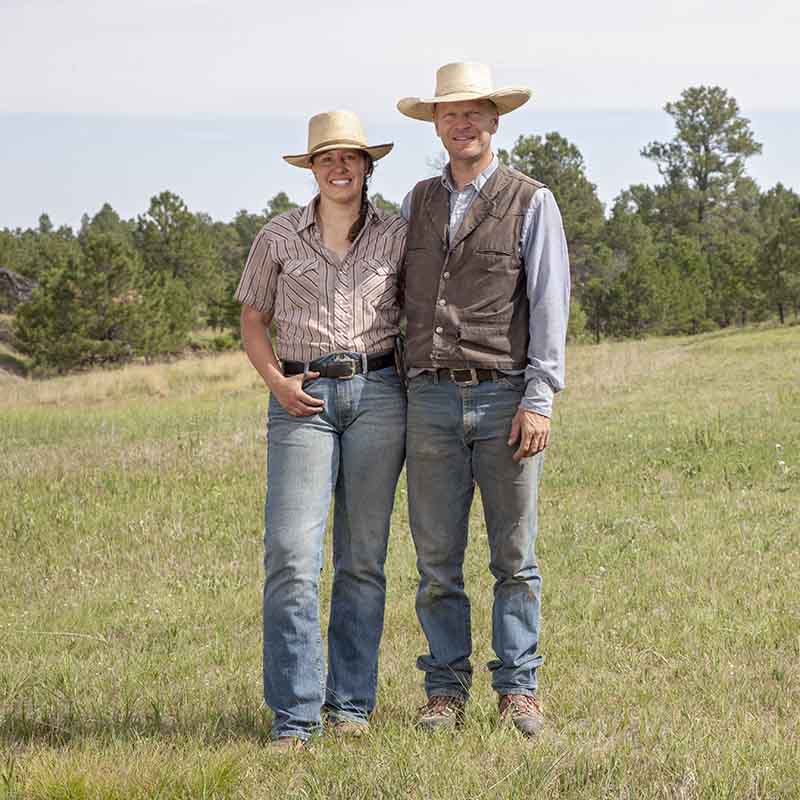 Dan Lorenz and Adrienne Larrew of Corner Post Meats.