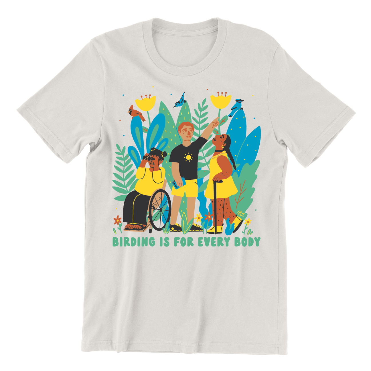 Birding is for Every Body T-shirt