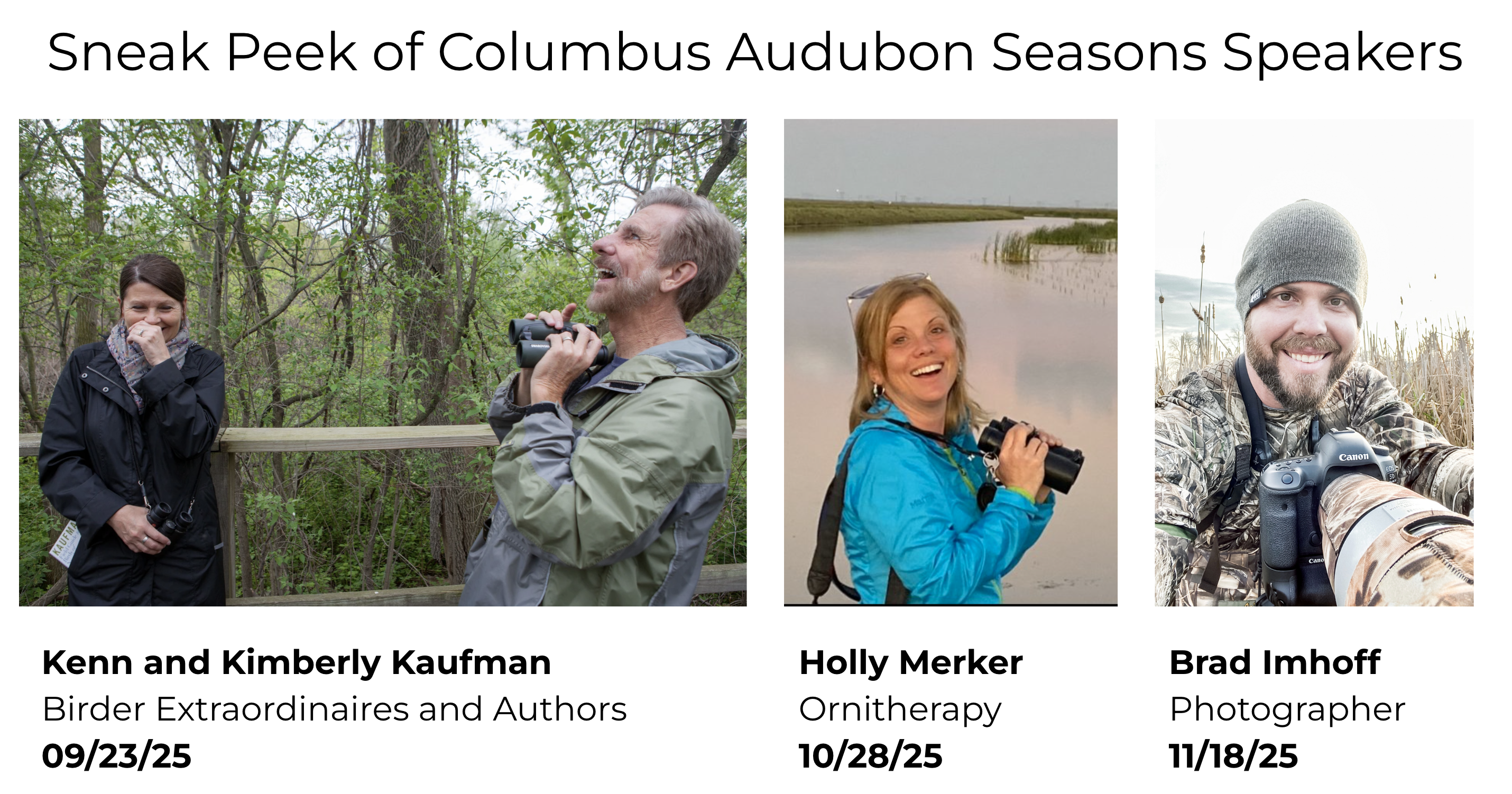 Columbus Audubon Upcoming Speaker Series