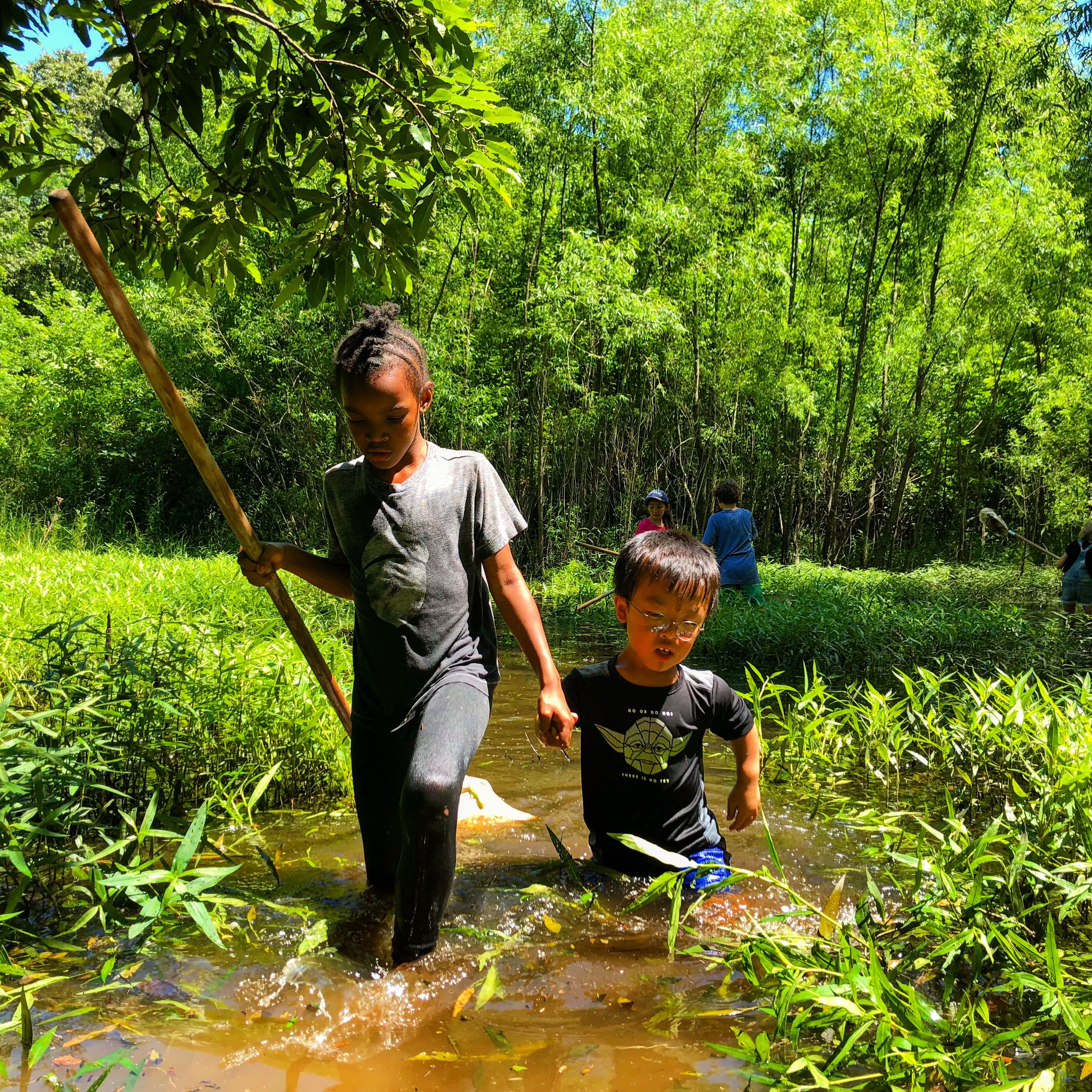 Junior Naturalists at our Vernal Pond