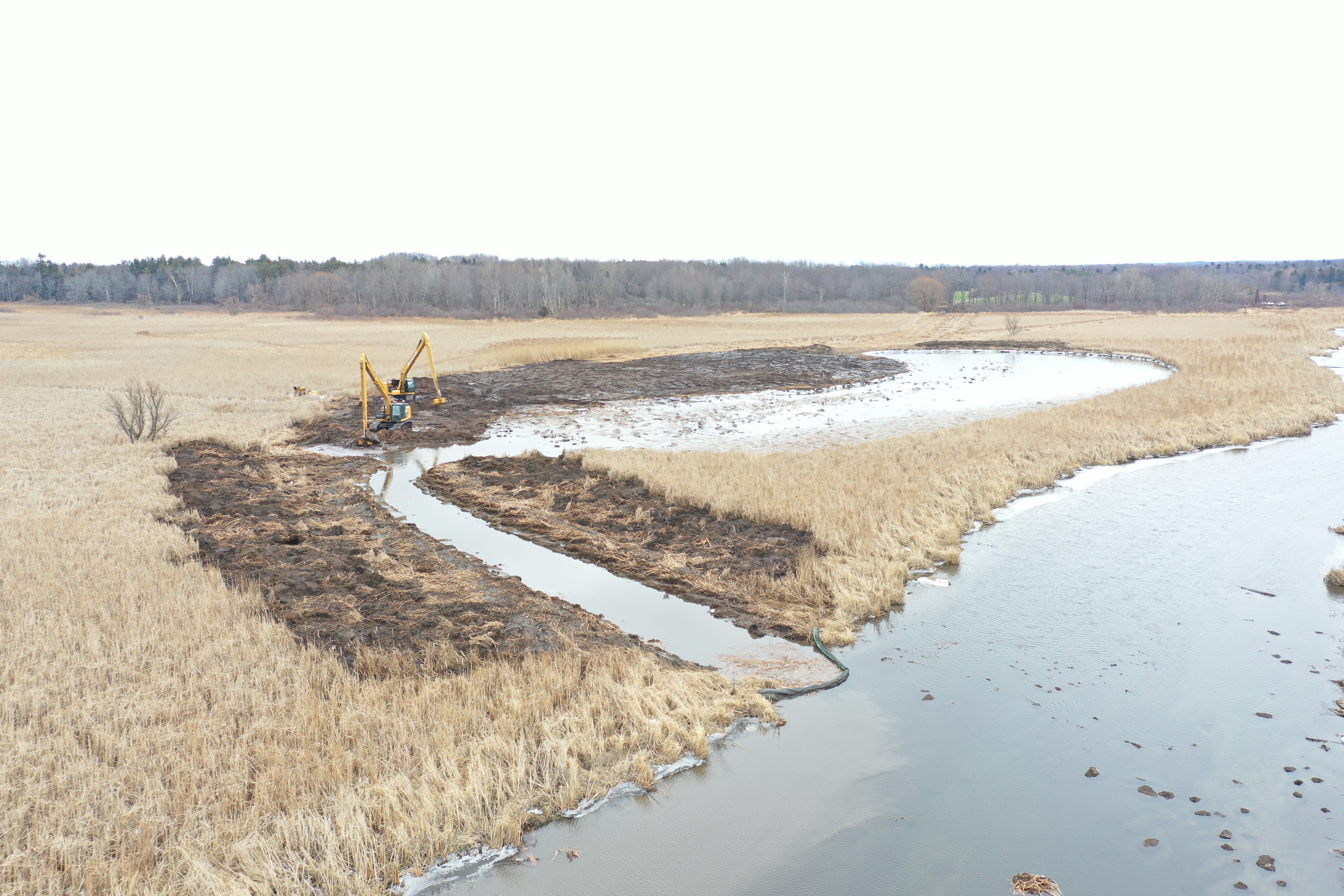 Construction begins at Lakeview Wildlife Management Area