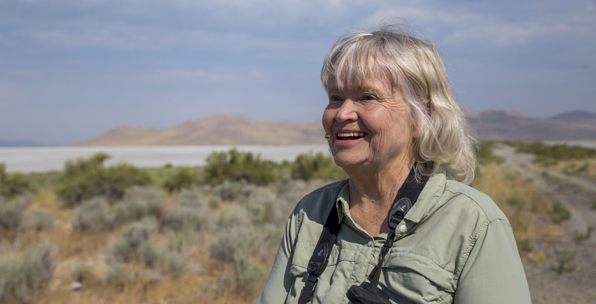 A photo of Ella Sorenson smiling outdoors.