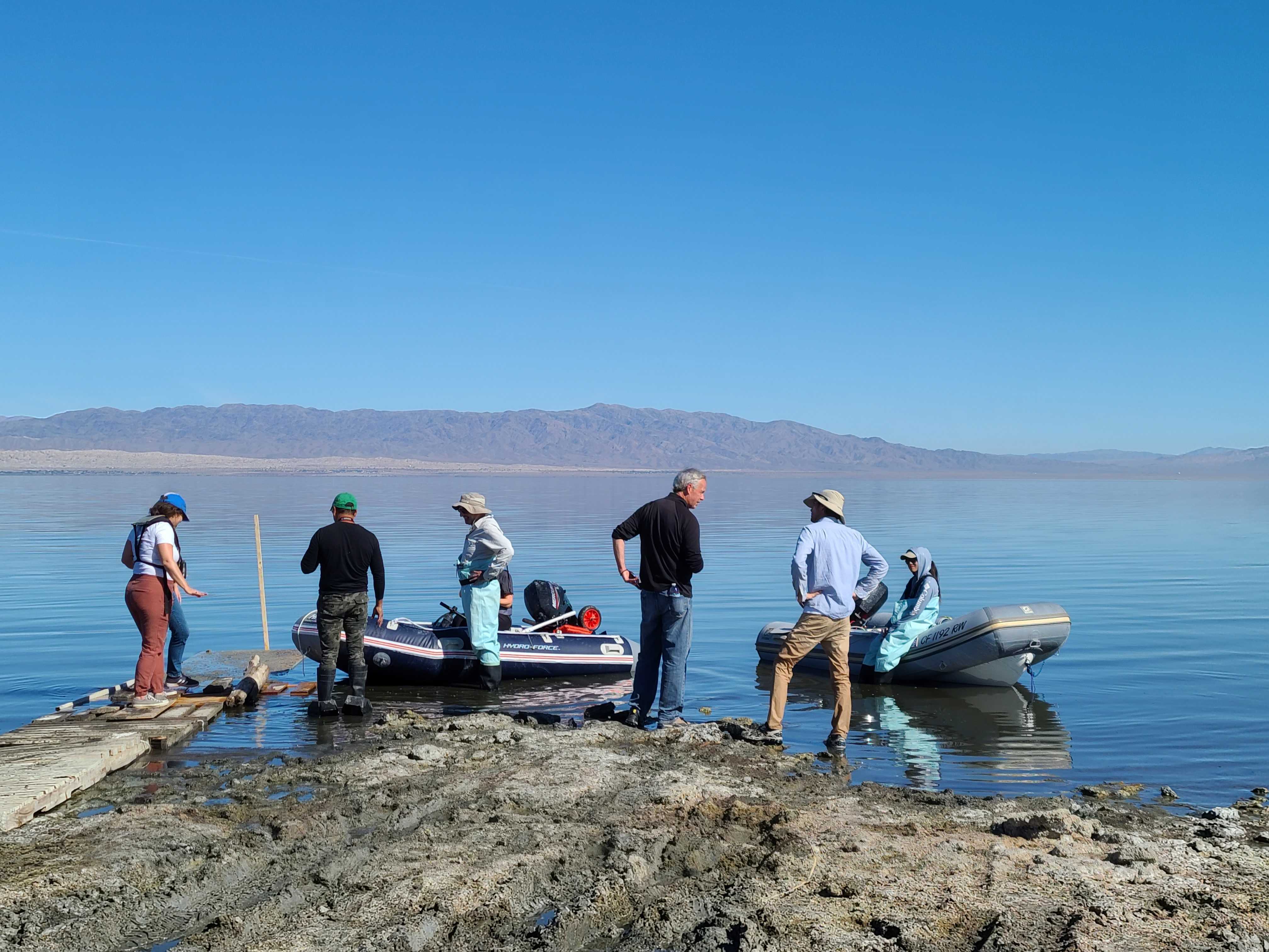 Audubon team at the Salton Sea