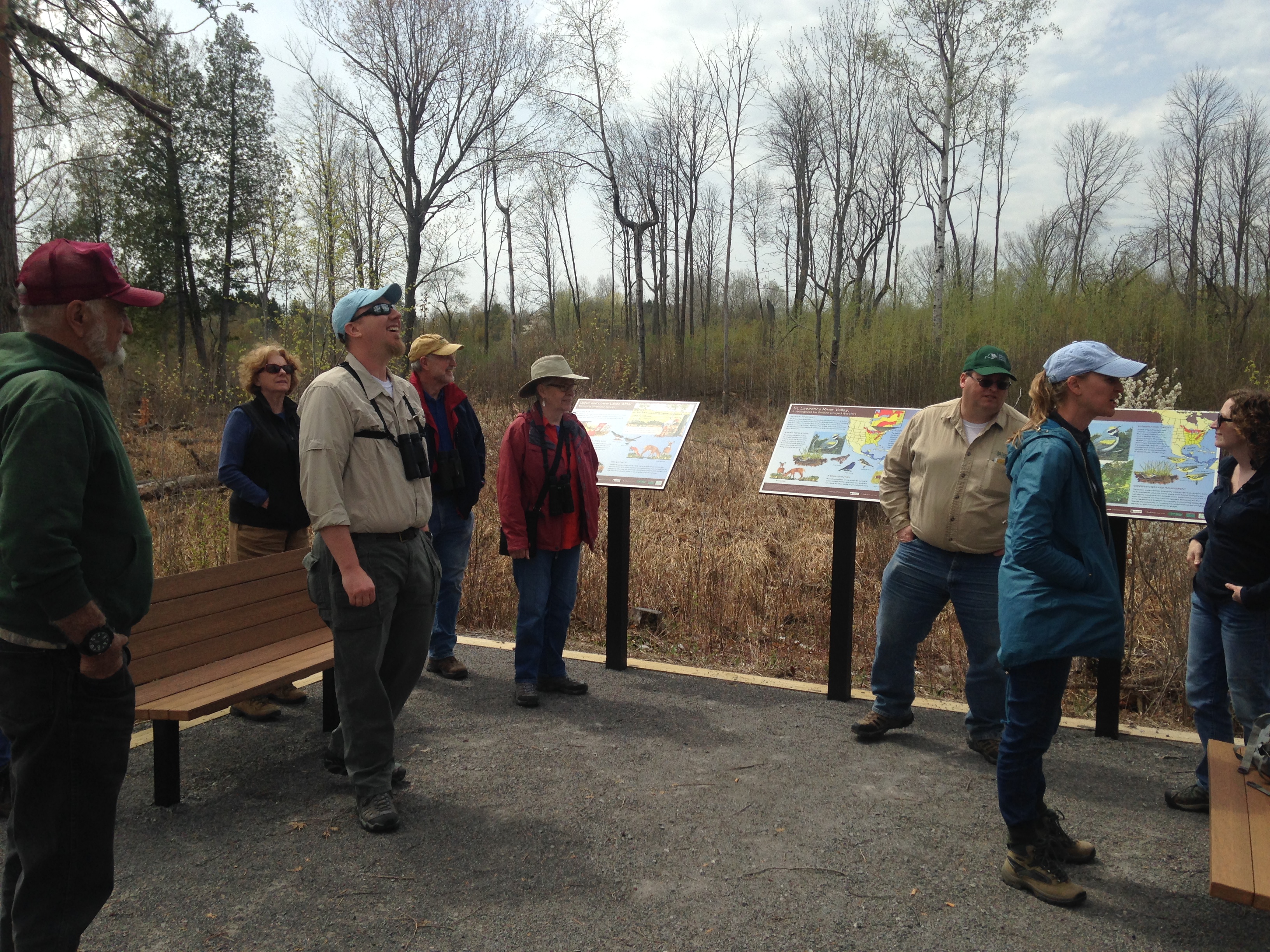 Habitat site visit in the St. Lawrence Valley.