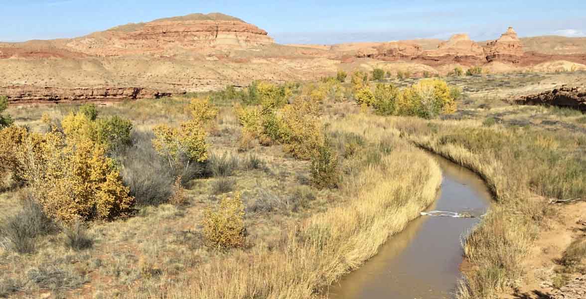 The San Rafael River in Utah.