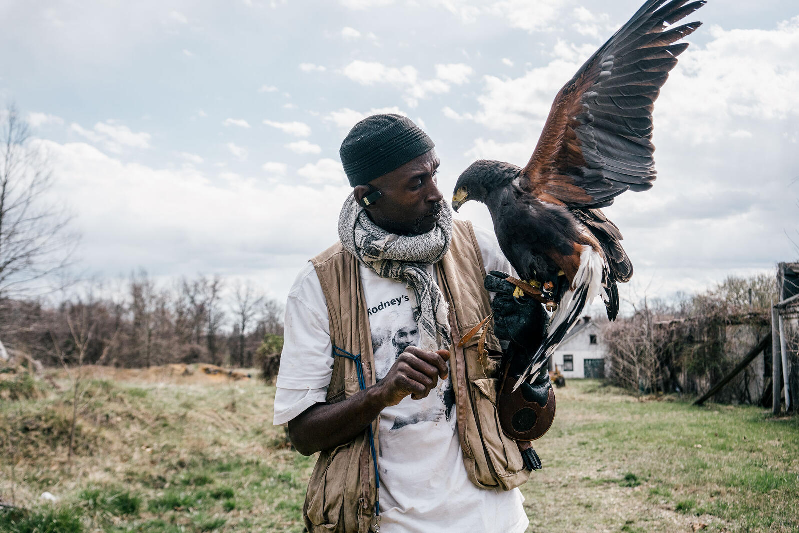 Rodney Stotts with Agnes