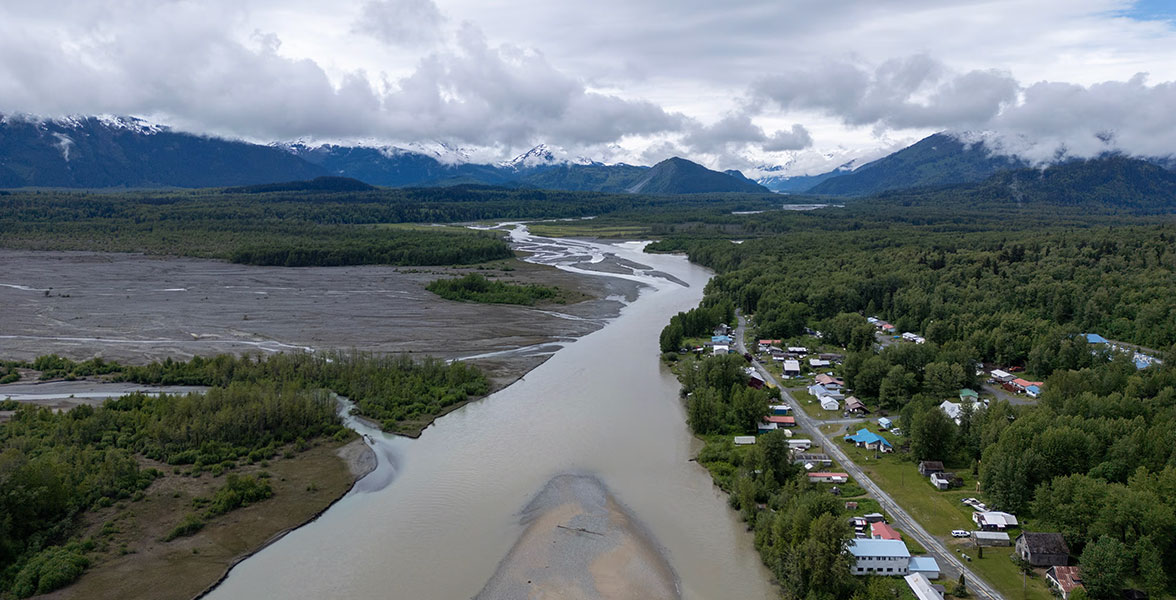 Klukwan is a small, ancient, Alaska Native village positioned on the banks of the Chilkat River in Southeast Alaska.