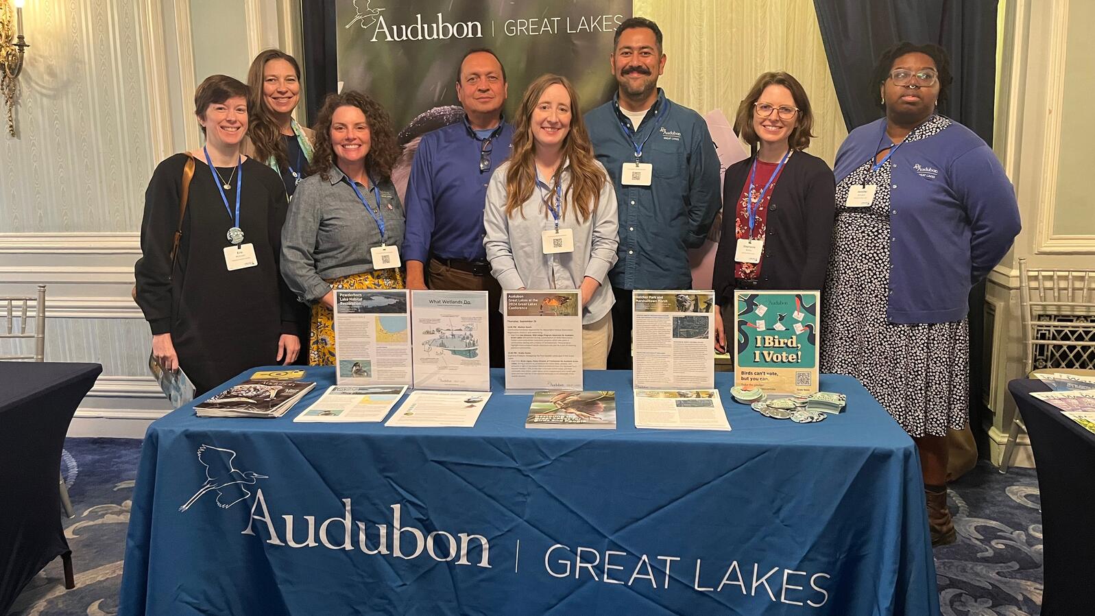 Audubon representatives gather for the 2024 Great Lakes Conference. Photo: Audubon Great Lakes