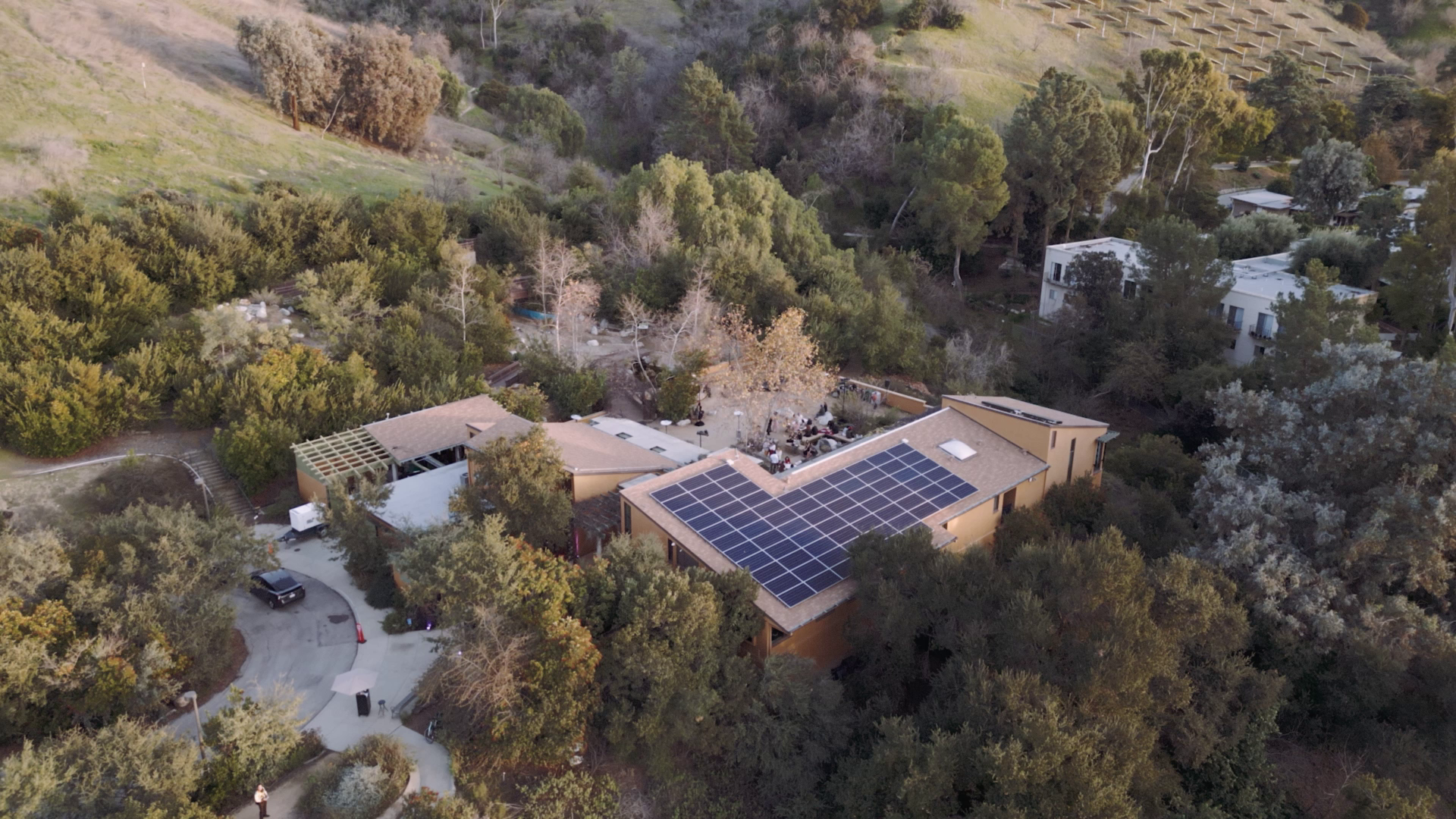 An overhead view of the Audubon Center at Debs Park. Photo: Mike Fernandez.